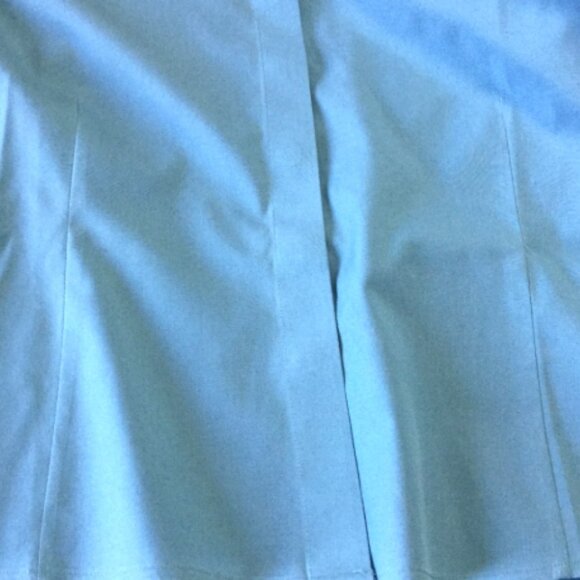 Talbots Women Size 18W Blouse Top Shirt Wrinkle Resistant Blue Button Front - Picture 5 of 7